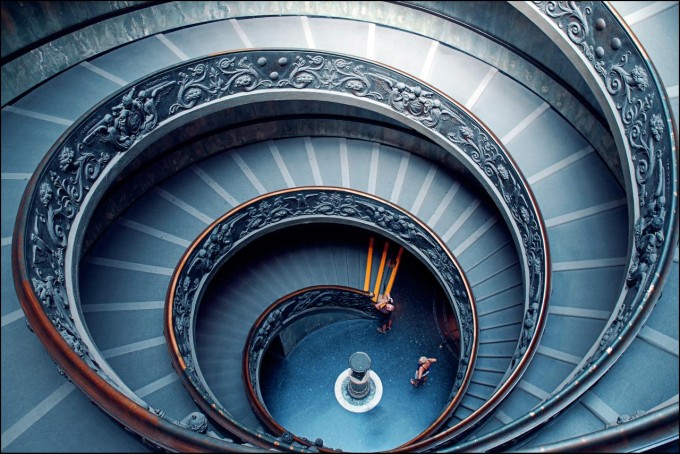 梵蒂冈阶梯，Marcel Germain拍摄