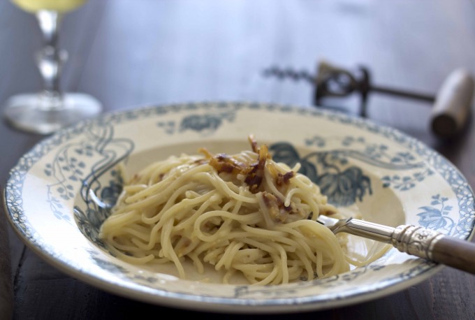 Spaghetti alla carbonara，吴维端拍摄