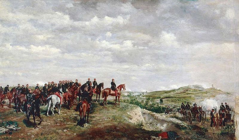 拿破仑三世在苏法利诺的战场上，JEAN-LOUIS-ERNEST_MEISSONIER（PD-OLD）