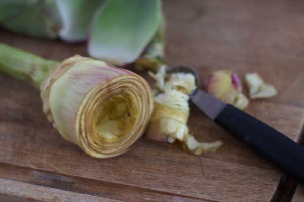 how to prepare artichokes-9