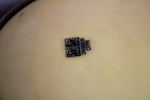 欧盟颁发的可以扫描的编码，是每轮奶酪都有的身份识别