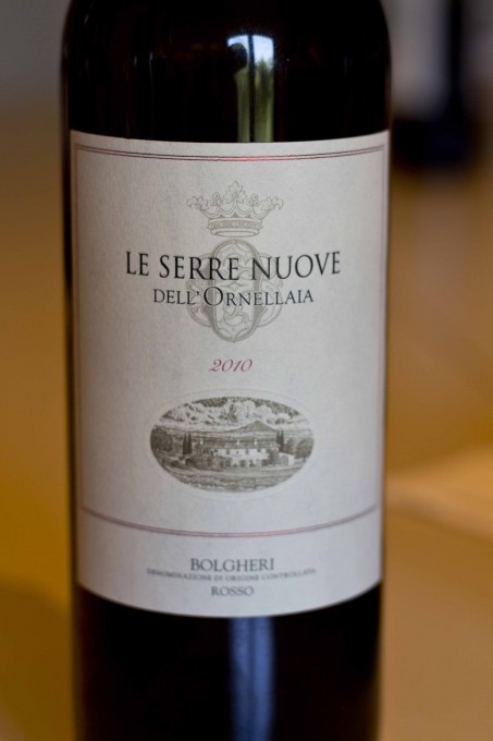乐塞瑞干红，奥纳亚的第二子品牌 (Le Serre Nuove, the second wine to Ornellaia)