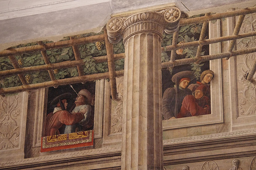 Padova的Chiesa deli Eremitani教堂内的壁画，David Bramhall拍摄