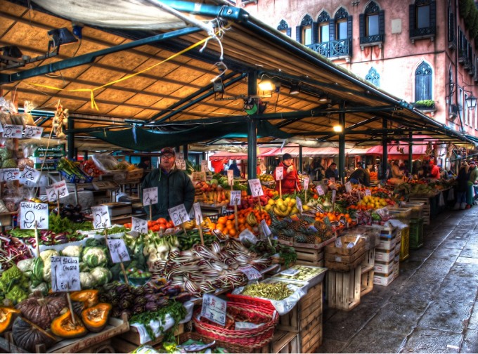 威尼斯的水果市场，Dorli Photography拍摄